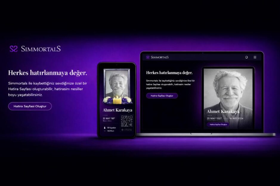 Yapay Zeka Destekli Dijital Anma Platformu SimmortalS Yayinda