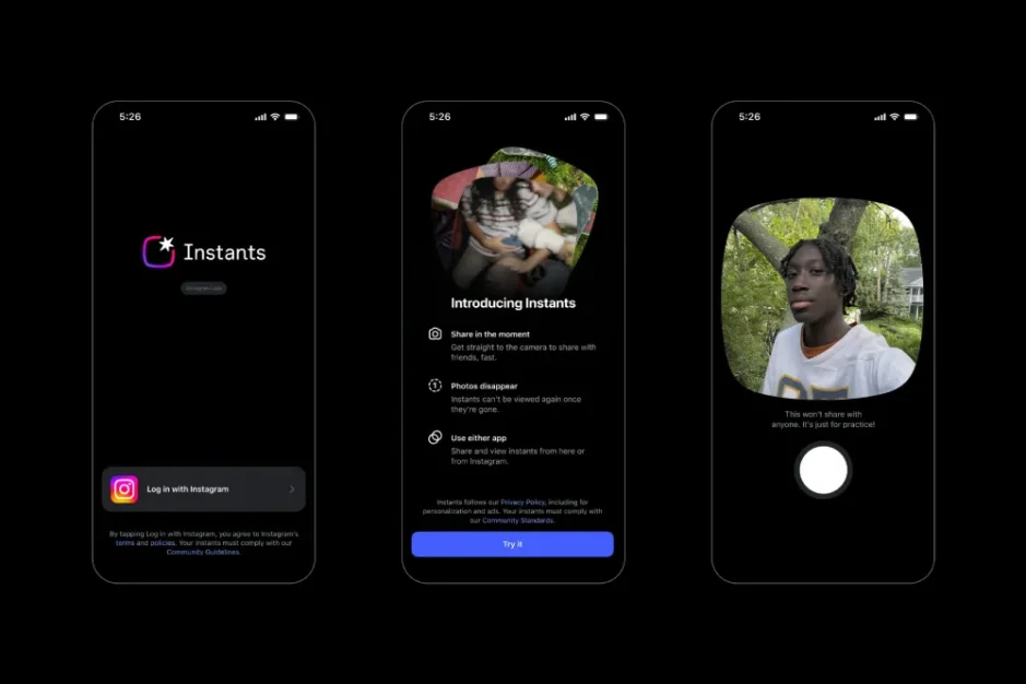 Instagramdan Yeni Ozellik Anlik Goruntuler